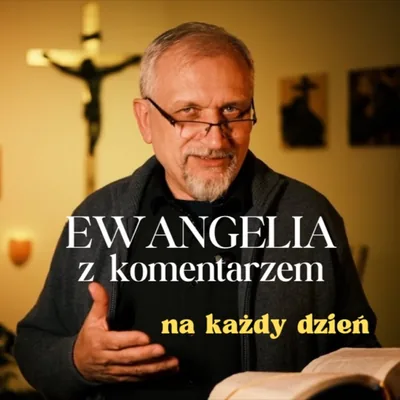 Okładka: Ewangelia z komentarzem - Mieczysław Łusiak SJ