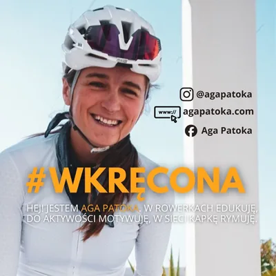 Okładka: #WKRĘCONA podcast Agi Patoka